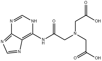 2,2''-((2-((1H-Purin-6-yl)amino)-2-oxoethyl)azanediyl)diacetic acid,142210-17-1,结构式