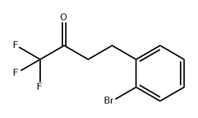 4-(2-溴苯基)-1,1,1-三氟丁-2-酮, 1422237-44-2, 结构式