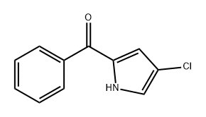 Methanone, (4-chloro-1H-pyrrol-2-yl)phenyl- Structure