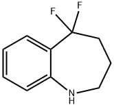 1H-1-Benzazepine, 5,5-difluoro-2,3,4,5-tetrahydro- Struktur