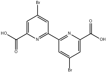 4,4'-Dibromo-2,2'-Bipyridine-6,6'-Dicarboxylic Acid Structure