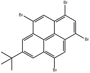 Pyrene, 1,3,5,9-tetrabromo-7-(1,1-dimethylethyl)-|1,3,5,9-四溴-7-叔丁基芘