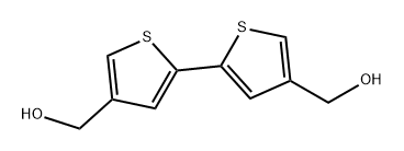 [2,2'-Bithiophene]-4,4'-dimethanol Structure