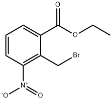 Benzoic acid, 2-(bromomethyl)-3-nitro-, ethyl ester Structure
