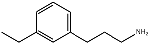 3-(3-ethylphenyl)propan-1-amine hydrochloride 化学構造式