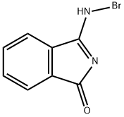 1H-Isoindol-1-one, 3-(bromoamino)- Structure