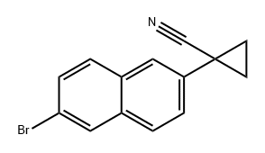 Cyclopropanecarbonitrile, 1-(6-bromo-2-naphthalenyl)-