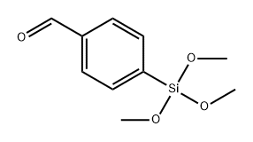 Benzaldehyde, 4-(trimethoxysilyl)- Structure