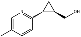 Cyclopropanemethanol, 2-(5-methyl-2-pyridinyl)-, (1R,2R)-|((1R,2R)-2-(5-甲基吡啶-2-基)环丙基)甲醇