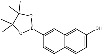 2-Naphthalenol, 7-(4,4,5,5-tetramethyl-1,3,2-dioxaborolan-2-yl)-|7-(4,4,5,5-四甲基-1,3,2-二氧杂硼烷-2-基)萘-2-醇
