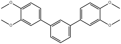1,1':3',1''-Terphenyl, 3,3'',4,4''-tetramethoxy- 化学構造式