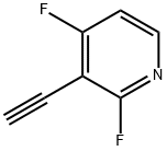 3-Ethynyl-2,4-difluoropyridine Struktur