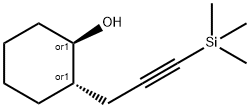 Trans-2-(3-(trimethylsilyl)prop-2-yn-1-yl)cyclohexanol Structure