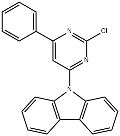 9H-Carbazole, 9-(2-chloro-6-phenyl-4-pyrimidinyl)- Structure