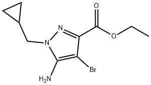 1427011-85-5 Ethyl 5-amino-4-bromo-1-(cyclopropylmethyl)pyrazole-3-carboxylate