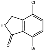 7-溴-4-氯异吲哚-1-酮, 1427357-41-2, 结构式