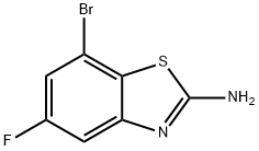 2-Benzothiazolamine, 7-bromo-5-fluoro- Structure