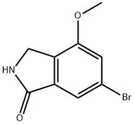 6-Bromo-2,3-dihydro-4-methoxy-1H-isoindol-1-one Structure