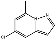 Pyrazolo[1,5-a]pyridine, 5-chloro-7-methyl- Struktur