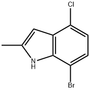1H-Indole, 7-bromo-4-chloro-2-methyl- Structure