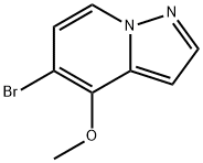 5-溴-4-甲氧基吡唑并[1,5-A]吡啶,1427415-37-9,结构式