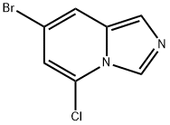 Imidazo[1,5-a]pyridine, 7-bromo-5-chloro- 化学構造式