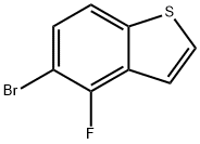 Benzo[b]thiophene, 5-bromo-4-fluoro- 化学構造式