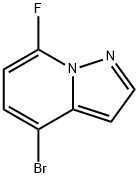 4-bromo-7-fluoropyrazolo[1,5-a]pyridine Struktur