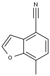 4-Benzofurancarbonitrile, 7-methyl- Structure