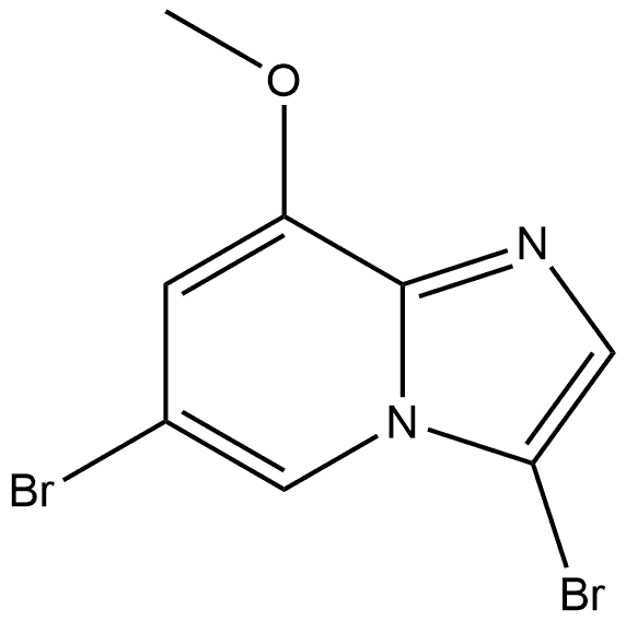 3,6-Dibromo-8-methoxy-imidazo[1,2-a]pyridine,1427446-83-0,结构式