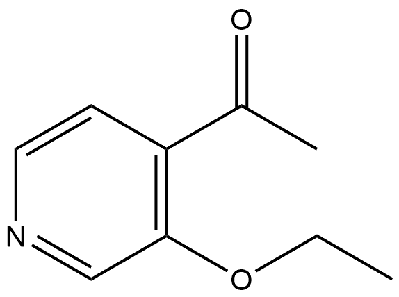 1-(3-Ethoxy-4-pyridinyl)ethanone Structure