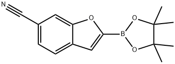 2-(4,4,5,5-Tetramethyl-1,3,2-dioxaborolan-2-yl)-6-benzofurancarbonitrile|6-氰基苯并呋喃-2-硼酸频哪醇酯