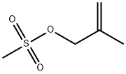 2-Propen-1-ol, 2-methyl-, 1-methanesulfonate 化学構造式