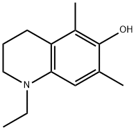 1-Ethyl-5,7-dimethyl-1,2,3,4-tetrahydroquinolin-6-ol Structure