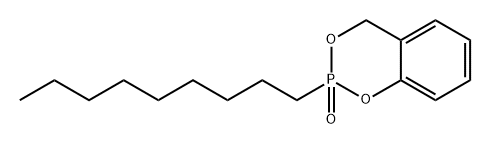 4H-1,3,2-Benzodioxaphosphorin, 2-nonyl-, 2-oxide Structure