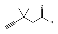 4-Pentynoyl chloride, 3,3-dimethyl- Structure