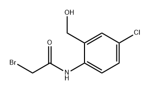 Acetamide, 2-bromo-N-[4-chloro-2-(hydroxymethyl)phenyl]- 结构式