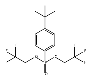 Phosphonic acid, P-[4-(1,1-dimethylethyl)phenyl]-, bis(2,2,2-trifluoroethyl) ester