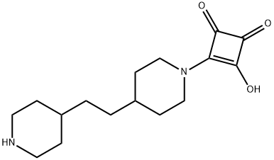 3-Cyclobutene-1,2-dione, 3-hydroxy-4-[4-[2-(4-piperidinyl)ethyl]-1-piperidinyl]-|