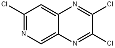 Pyrido[3,4-b]pyrazine, 2,3,7-trichloro- 化学構造式