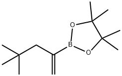 1,3,2-Dioxaborolane, 2-(3,3-dimethyl-1-methylenebutyl)-4,4,5,5-tetramethyl- 化学構造式