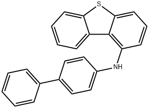 N-([1,1'-联苯]-4-基)二苯并[B,D]噻吩-1-胺 结构式