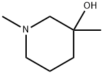 3-Piperidinol, 1,3-dimethyl- Structure