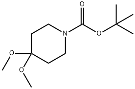 1-Piperidinecarboxylic acid, 4,4-dimethoxy-, 1,1-dimethylethyl ester|