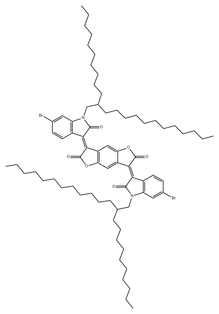 Benzo[1,2-b:4,5-b']difuran-2,6-dione, 3,7-bis[6-bromo-1-(2-decyltetradecyl)-1,2-dihydro-2-oxo-3H-indol-3-ylidene]-3,7-dihydro-, (3E,7E)-|