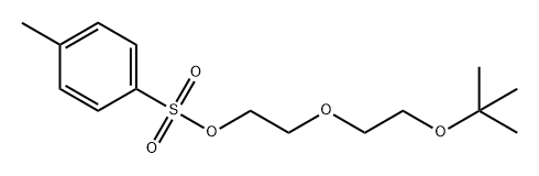 二乙二醇单叔丁基醚对甲苯磺酸酯,1431853-87-0,结构式