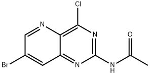 Acetamide, N-(7-bromo-4-chloropyrido[3,2-d]pyrimidin-2-yl)- Structure