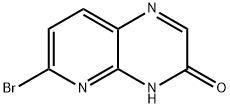 Pyrido[2,3-b]pyrazin-3(4H)-one, 6-bromo- 化学構造式