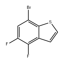 Benzo[b]thiophene, 7-bromo-4,5-difluoro- 结构式