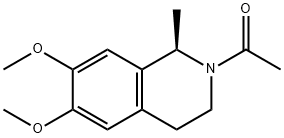 (R)-1-(6,7-Dimethoxy-1-methyl-3,4-dihydroisoquinolin-2(1H)-yl)ethanone 结构式